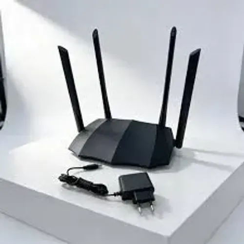 Roteador Tenda Ac8 Dual-band 1200mbps Preto 4 Antenas ...