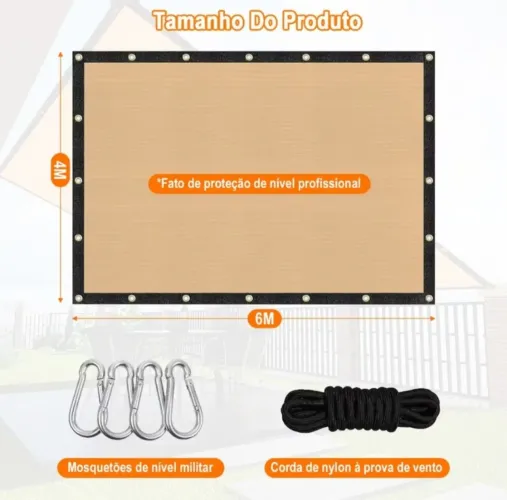 Tela Sombrite 99% 6x4 m