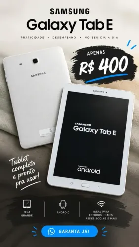 Tablet Samsung Tab E