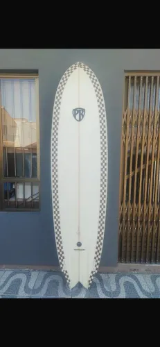 Prancha Surf Funboard 7.11 57 Litros, Twin fins