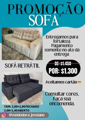 Sofás Retrátil/ retrô/ Retrátil reclinável 
