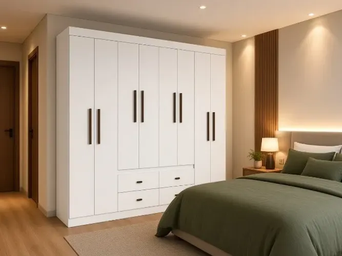 Guarda-Roupa Las Vegas 8 Portas 2,07m 100% MDF (NOVO A PRONTA ENTREGA)