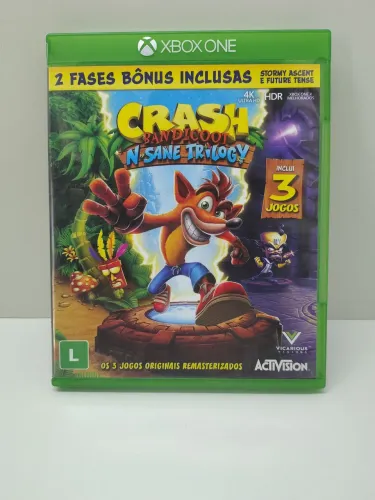 Crash Bandicoot Trilogy - Xbox One - Midia fisica