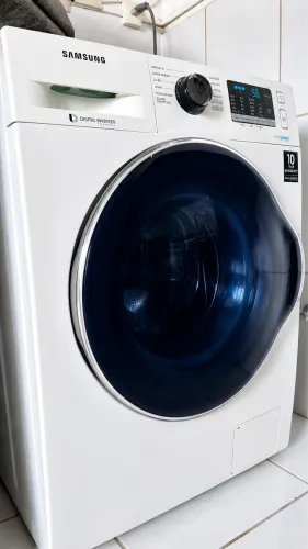 Máquina de Lavar Samsung EcoBubble Digital Inverter - Excelente Estado