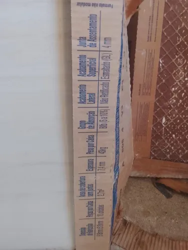 Cerâmica elizabete pajeu hd, 52x52 tipo A, 132 metros de cerâmica
