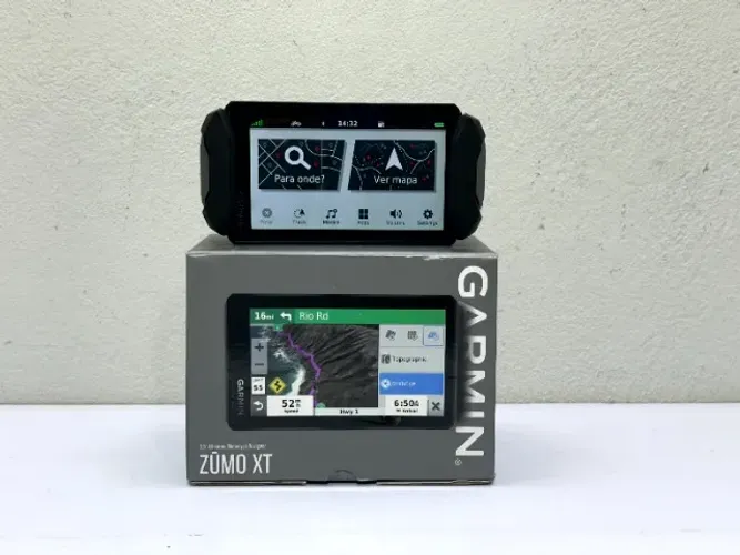 Gps Garmin Zumo XT c/ Suporte da Touratech e trava c/ chave
