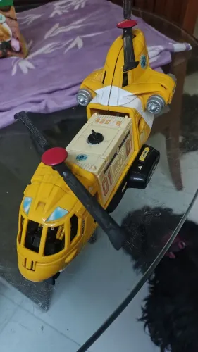 Matchbox Mega Rig Rescue Squad helicóptero incompleto