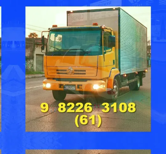 Frete para Asa Sul, Asa Norte e Águas Claras! Transporte rápido e seguro!
