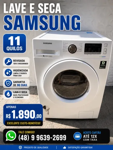 Lava e seca Samsung 11kg