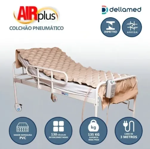 [NOVO] Colchão Pneumático Inflável Anti-Escaras 220v Dellamed! (NOVO) Entregamos!