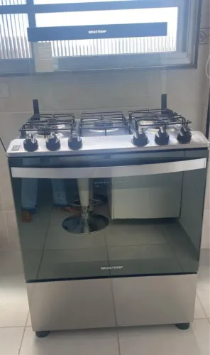 Fogão 5 bocas Brastemp