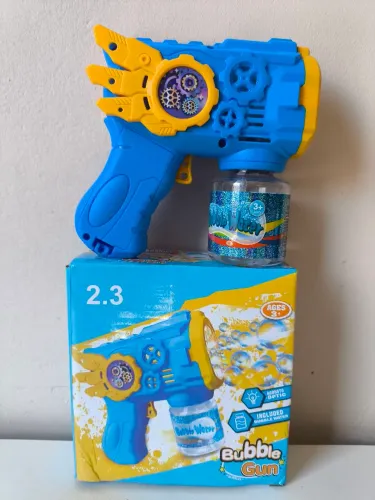 Brinquedo Bolha de Sabão Pistola Automática