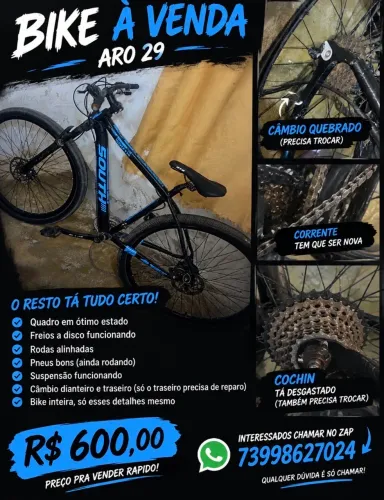 Bicicleta aro 29