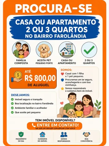 Procura se casa ou apartamento