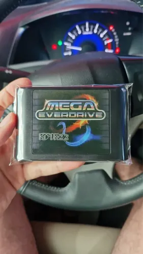 Cartucho Mega Drive com 3.000 jogos