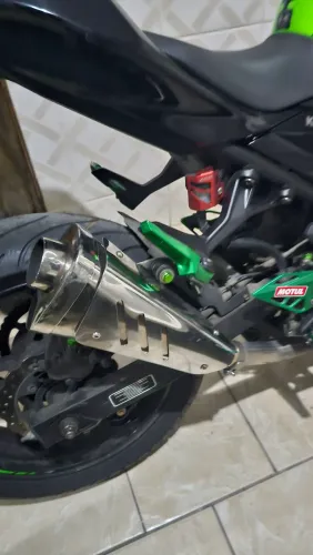 Ponteira Inoxidável kawasaki ninja Z 300, 400