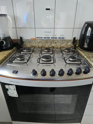 Fogão Brastemp 6 Bocas Inox