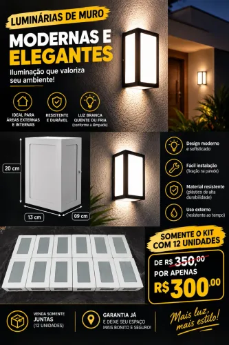 Luminária de muro