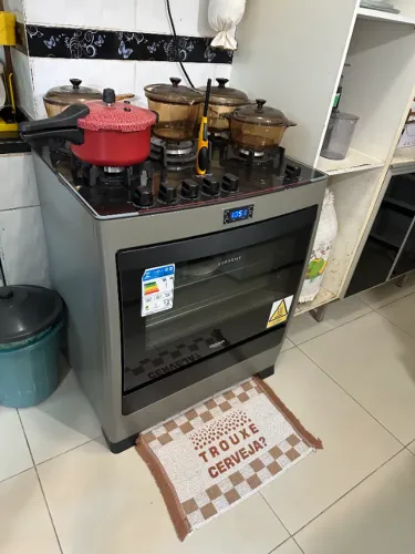 FOGÃO DAKO TAMPO DE VIDRO 5 BOCAS