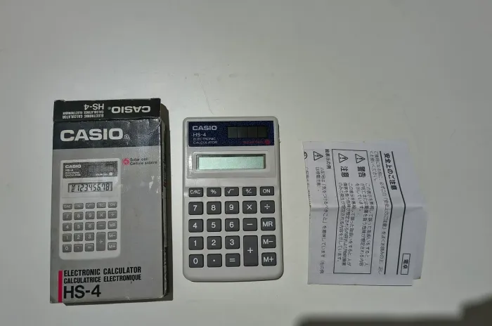 Calculadora Casio antiga 