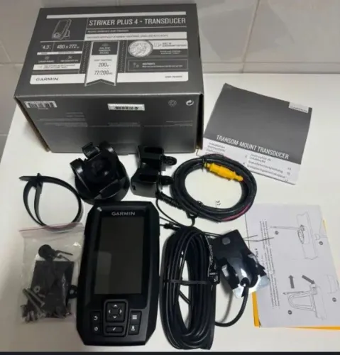 Gps Sonar Para Pesca Garmin Striker Plus 4 C/ Transducer