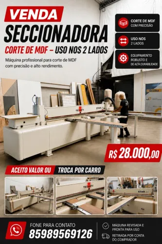 Esquadrejadeira Seccionadora