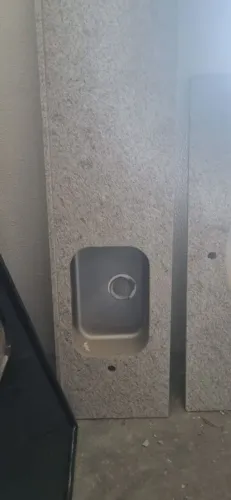Balcão de granito para cozinha com cuba