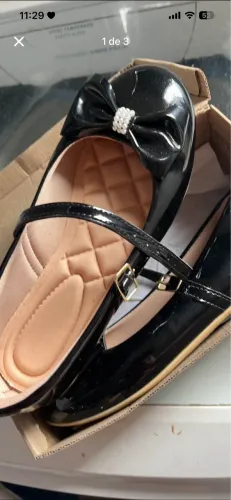 Sapatilha infantil preta