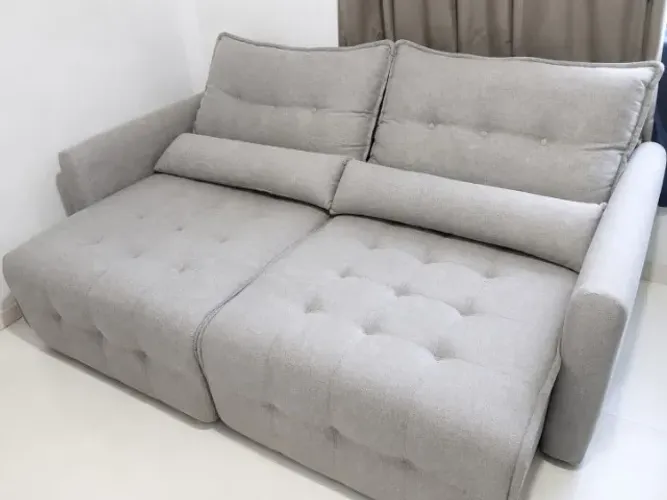 Sofa Retratil Cinza *URGENTE*