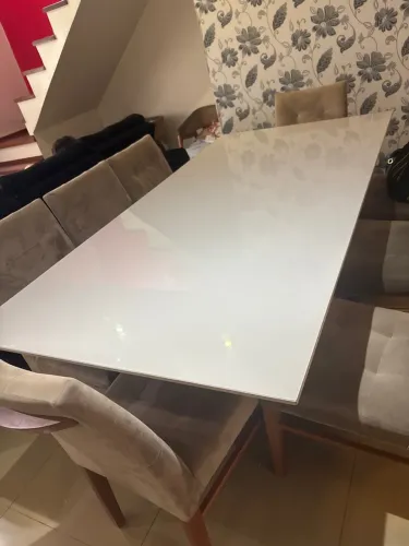 Mesa de jantar 8 cadeiras moveis attraktiva Design