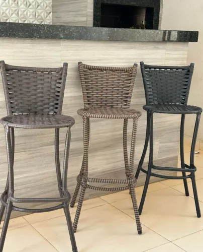 Banqueta junco fibra 