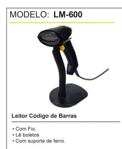 Leitor código de barras