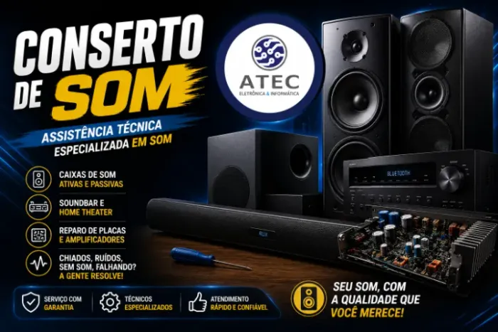 Assistência de som manaus - conserto de som