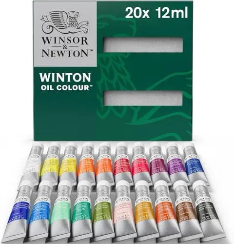Estojo Tinta Óleo Winton 12ml 20 Unidades - NOVO - para pintura
