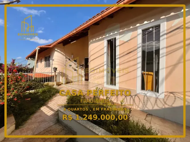 Fradinhos: Casa com Vista Maravilhosa e Ampla Área de Lazer