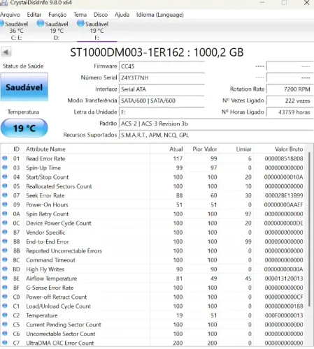Hd 1tb para Pc ou cftv