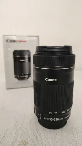 Lente canon EFS 55-250mm