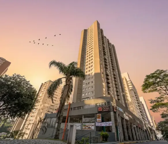 Apartamento Rua Padre Anchieta, Edifício Champagnat Top, Bigorrilho. área total 51,79m2, a