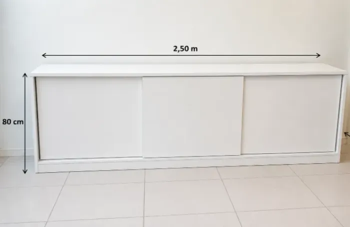 Balcão Grande 2,5m x 80cm x 68cm