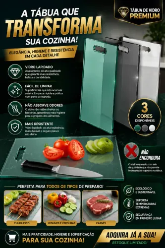 Tabua de corte cozinha moderna 