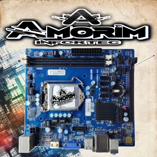 PLACA MÃE - LOG-H310M-G.( 6° a 9° Geração)