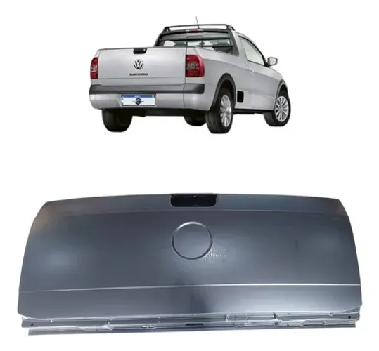 Tampa Traseira Saveiro G5 G6 2009 2010 11 12 13 14 15 2016 Preto