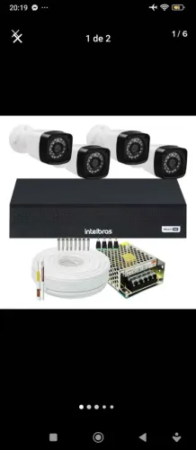 Kit CFTV 4 canais