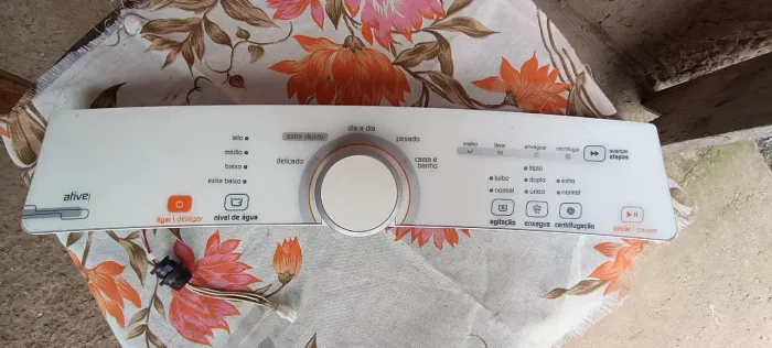 Painel completo máquina de lavar roupas Brastemp 11kg Ative