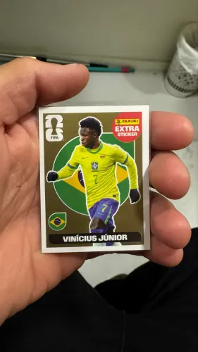 Figurinha Vini Jr Legend Ouro