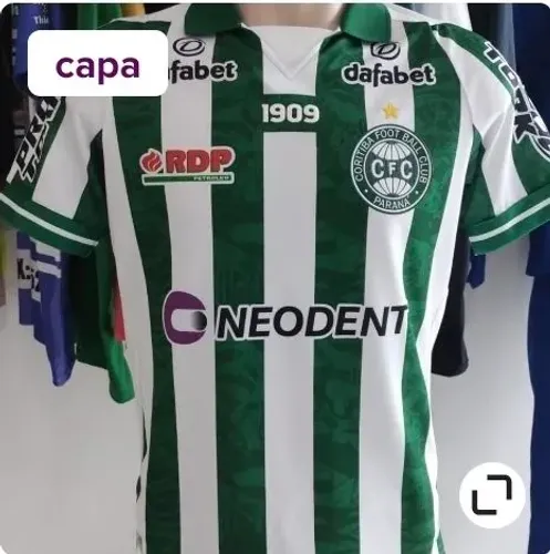 camisa oficial coritiba jogador