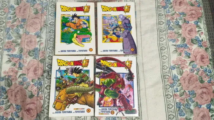 Mangás Dragon Ball Super (Vol. 1, 2, 6 e 23)