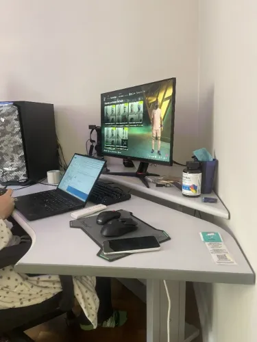 mesa gamer e escritório