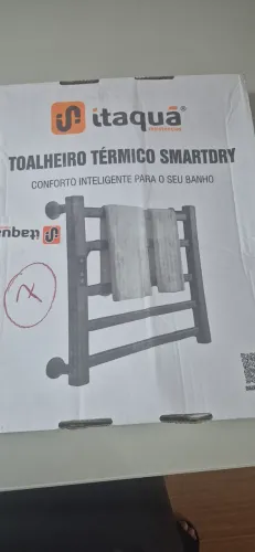 Toalheiro Térmico SmartDry Itaquá 220V Preto - Novo na Caixa!