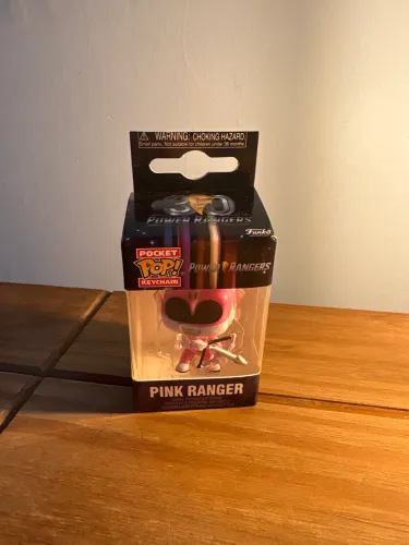 Pocket Pop chaveiro do Power Ranger Rosa